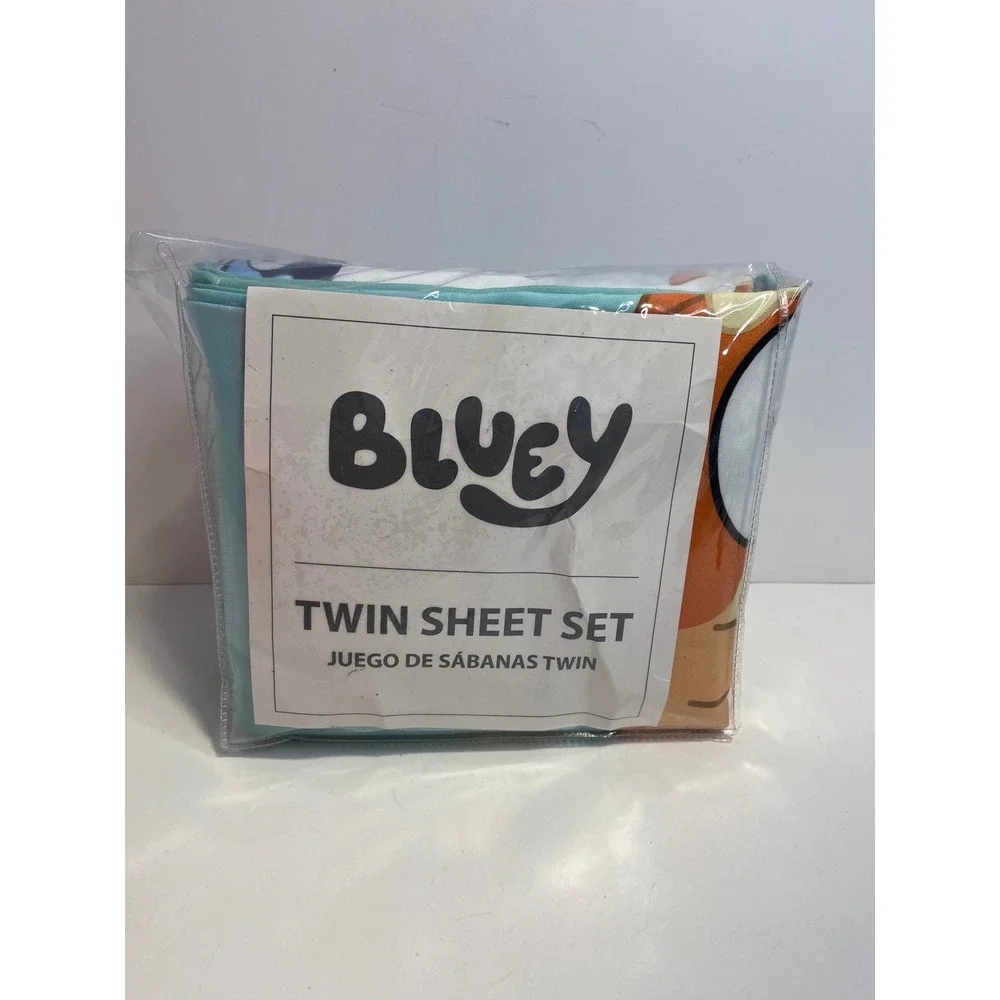 Bluey & Bingo Twin Size Sheet Set - 3 Piece Set Super Soft and Cozy Kid's Bed...